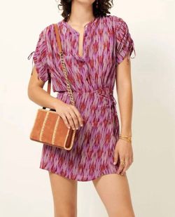 Style 1-1869604169-149 Sessun Purple Size 12 Print Mini Cocktail Dress on Queenly