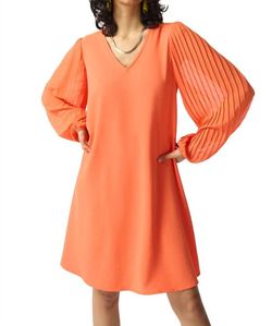 Style 1-869079478-98 Joseph Ribkoff Orange Size 10 Free Shipping Cocktail Dress on Queenly