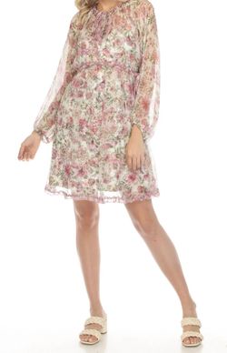 Style 1-9497322-74 Johnny Was Pink Size 4 Summer Free Shipping Cocktail Dress on Queenly