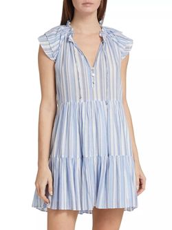 Style 1-206418022-1498 Veronica Beard Blue Size 4 Sorority Summer Cocktail Dress on Queenly