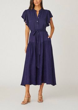 Style 1-503267056-425 Shoshanna Blue Size 8 Free Shipping Navy Cocktail Dress on Queenly