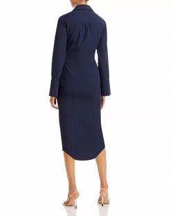 Style 1-3203273184-649 cinq a sept Blue Size 2 Long Sleeve Free Shipping Cocktail Dress on Queenly