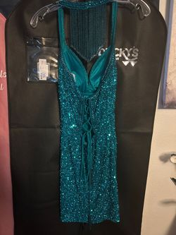 Rachel Allan Blue Size 0 Prom Homecoming Cocktail Dress on Queenly