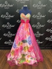 Multicolor Size 4 Ball gown on Queenly