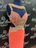 Orange Size 4 A-line Dress on Queenly