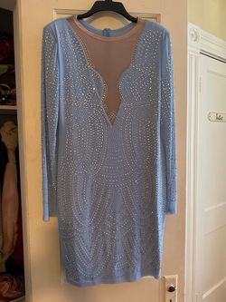 Blue Size 16 Cocktail Dress on Queenly