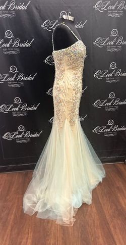 Nude Size 8 Mermaid Dress on Queenly