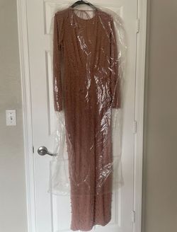 Nude Size 8 Side slit Dress on Queenly