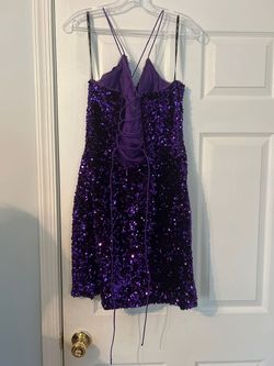 Purple Size 16 Cocktail Dress on Queenly