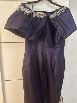 Purple Size 8 Mermaid Dress on Queenly