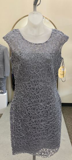 Silver Size 8 Cocktail Dress on Queenly