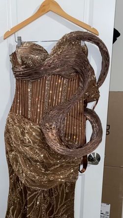 Brown Size 4 Mermaid Dress on Queenly