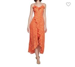 Orange Size 4 Cocktail Dress on Queenly