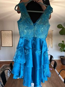 Blue Size 2 Cocktail Dress on Queenly