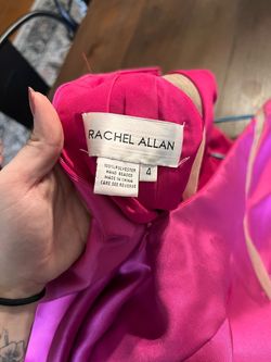 Rachel Allan Pink Size 4 High Neck Cocktail Dress on Queenly