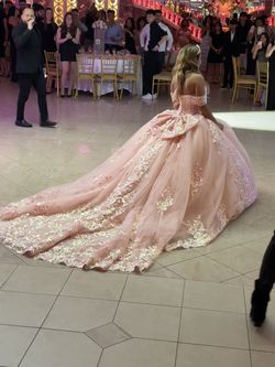 Pink Size 4 Ball gown on Queenly