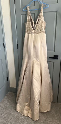 Splash Nude Size 12 Jersey Mermaid Dress on Queenly