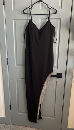 City Triangles Black Size 10 Jersey Side slit Dress on Queenly