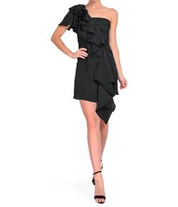 Style 1-1011117675-649 TANYA TAYLOR Black Size 2 Free Shipping Cocktail Dress on Queenly