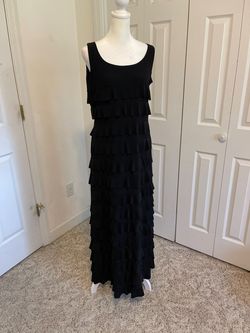 Black Size 12 A-line Dress on Queenly