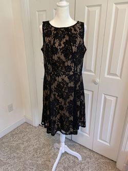 Black Size 12 A-line Dress on Queenly