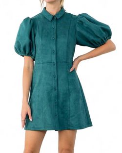 Style 1-1550632654-70 THML Green Size 0 Sorority Free Shipping Suede Mini Cocktail Dress on Queenly