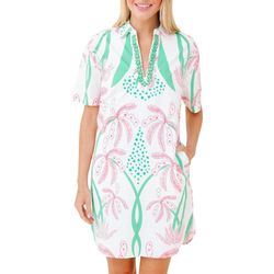 Style 1-1932696907-74 SHERIDAN FRENCH White Size 4 Mini Print Cocktail Dress on Queenly