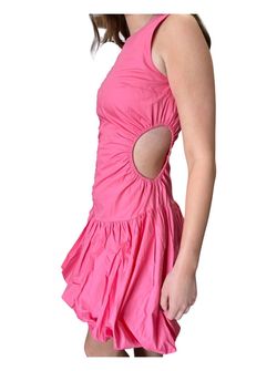 Style 1-2379472970-74 Aureum Pink Size 4 Polyester Tall Height Cocktail Dress on Queenly