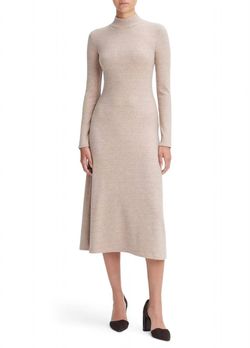 Style 1-2470067902-14 Vince Nude Size 0 Tall Height Sleeves Long Sleeve 1-2470067902-14 Spandex Cocktail Dress on Queenly