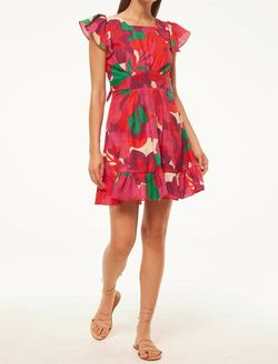 Style 1-2602915934-70 Misa Los Angeles Pink Size 0 Free Shipping Summer Sleeves Cocktail Dress on Queenly