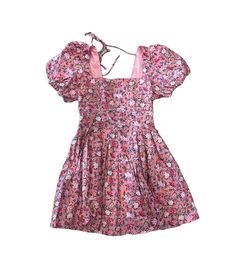 Style 1-2688212003-149 MABLE Pink Size 12 Floral Mini Casual Cocktail Dress on Queenly