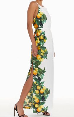 Style 1-2707336477-892 Amanda Uprichard Green Size 8 Free Shipping High Neck Black Tie Straight Dress on Queenly