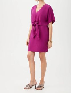 Style 1-2801923121-149 Trina Turk Pink Size 12 Satin Plus Size Polyester Cocktail Dress on Queenly