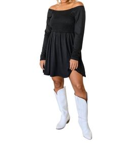 Style 1-2805559434-611 White Birch Black Size 16 Polyester Long Sleeve Jersey Spandex Cocktail Dress on Queenly