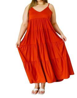 Style 1-2888494518-611 ZENANA Orange Size 16 Spandex Sheer Military Straight Dress on Queenly