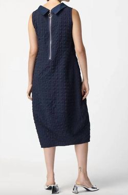 Style 1-3023441786-1901 Joseph Ribkoff Blue Size 6 Free Shipping Pockets Cocktail Dress on Queenly