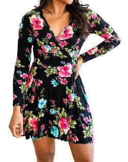 Style 1-3412297658-611 White Birch Black Size 16 Spandex Floral Plus Size Cocktail Dress on Queenly