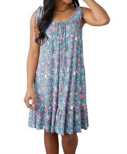 Style 1-3566867485-74 Sew In Love Blue Size 4 Sheer Tall Height Polyester Spandex Floral Cocktail Dress on Queenly