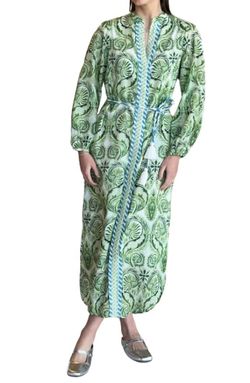 Style 1-3661434838-149 Anna Cate Green Size 12 Plus Size Sleeves Straight Dress on Queenly