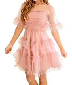 Style 1-3775550747-611 White Birch Pink Size 16 Free Shipping Polyester Cocktail Dress on Queenly