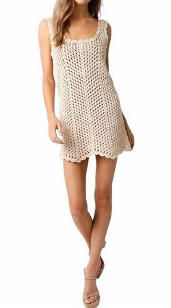 Style 1-3971699492-149 OLIVACEOUS Nude Size 12 Free Shipping Casual Mini Cocktail Dress on Queenly