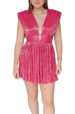 Style 1-3984961091-74 SABINA MUSAYEV Pink Size 4 Polyester Pattern Cocktail Dress on Queenly