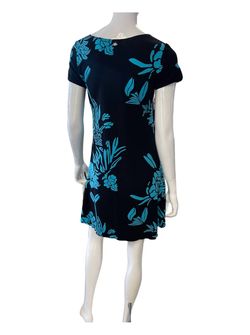 Style 1-432799875-74 Zen Knits Blue Size 4 Summer Spandex Cocktail Dress on Queenly