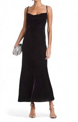 Style 1-835818734-649 RHODE Black Size 2 Military Polyester Velvet Straight Dress on Queenly