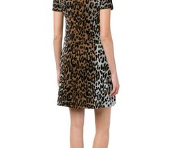 Style 1-92136068-425 Stella McCartney Brown Size 8 Mini 1-92136068-425 Pockets A-line Cocktail Dress on Queenly