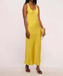 Style 1-92971536-892 heartloom Yellow Size 8 Free Shipping Silk Straight Dress on Queenly