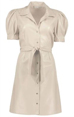 Style 1-1115121232-892 bishop + young Nude Size 8 Sleeves Mini High Neck Cocktail Dress on Queenly