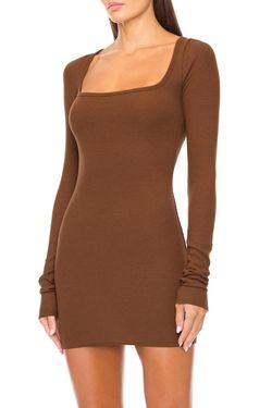 Style 1-1124079969-70 Eterne Brown Size 0 Tall Height 1-1124079969-70 Spandex Cocktail Dress on Queenly