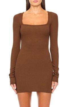 Style 1-1124079969-70 Eterne Brown Size 0 Tall Height 1-1124079969-70 Spandex Cocktail Dress on Queenly