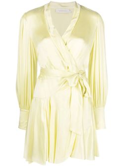 Style 1-1285751031-649 Zimmermann Yellow Size 2 Silk Mini Cocktail Dress on Queenly